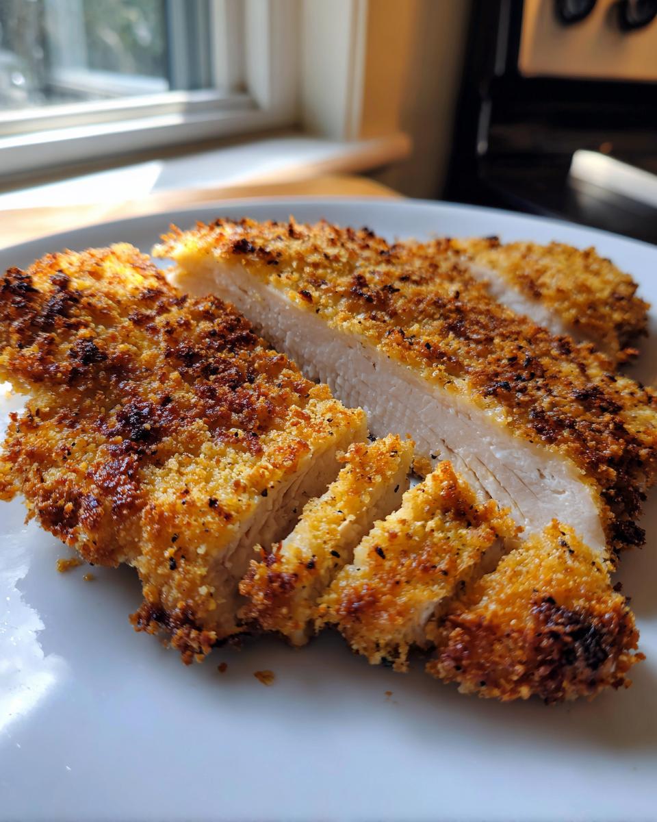 Crispy Air Fryer Parmesan Crusted Chicken Recipe - detail 1