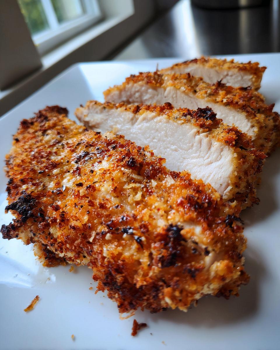 Crispy Air Fryer Parmesan Crusted Chicken Recipe - detail 2