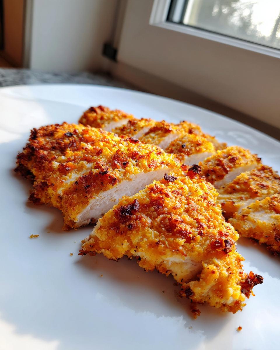 Crispy Air Fryer Parmesan Crusted Chicken Recipe - detail 4