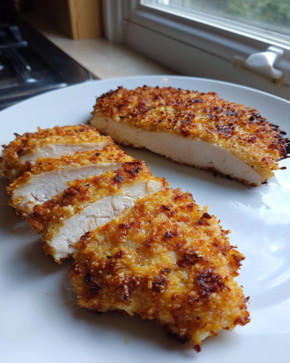Crispy Air Fryer Parmesan Crusted Chicken Recipe - detail 5