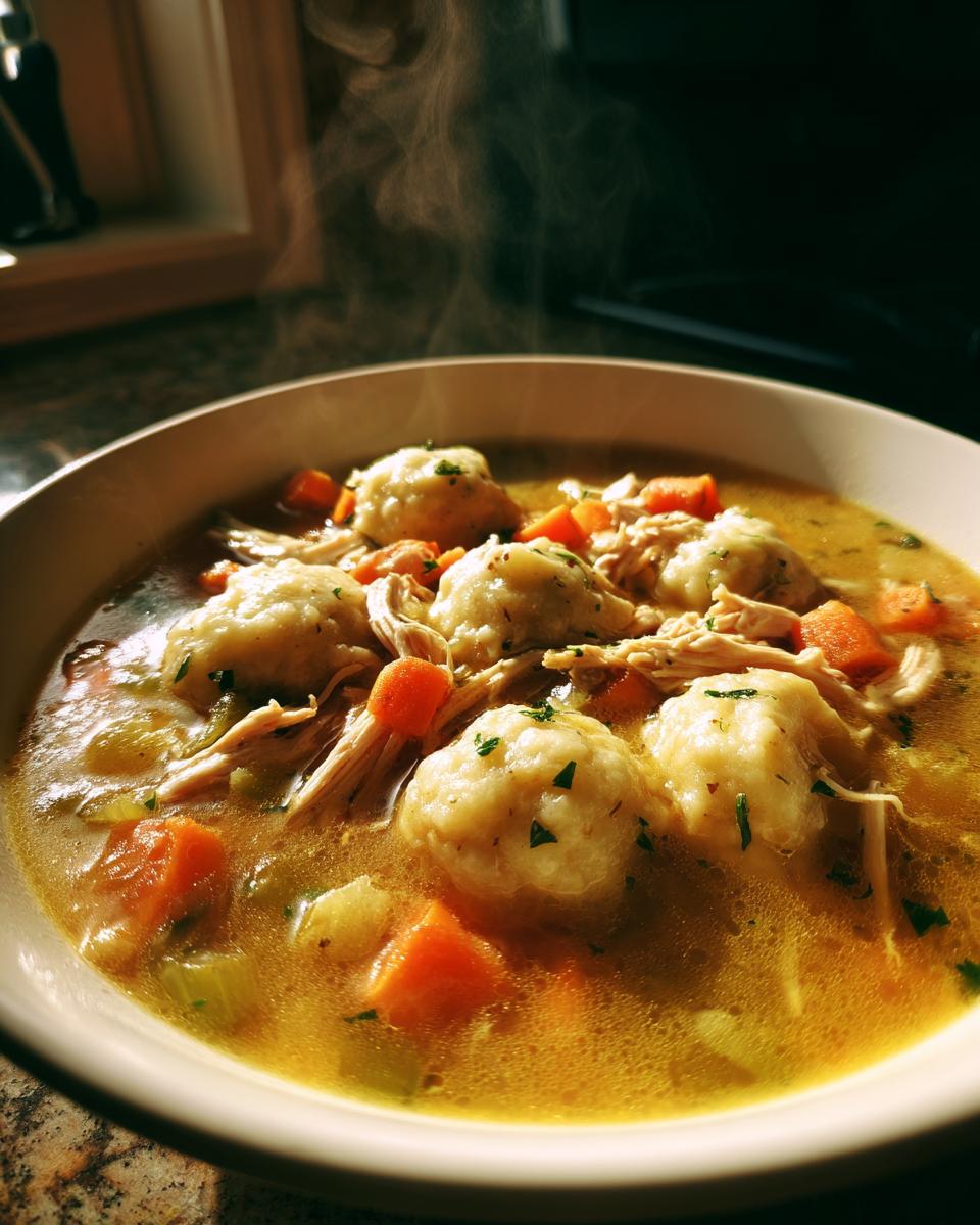Crock Pot Chicken & Dumplings - detail 1