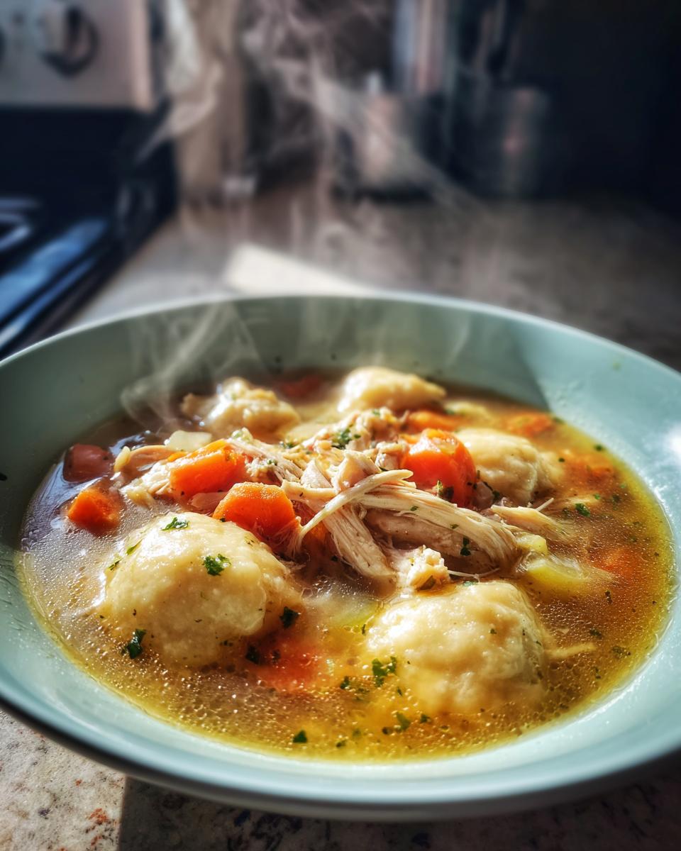 Crock Pot Chicken & Dumplings - detail 3