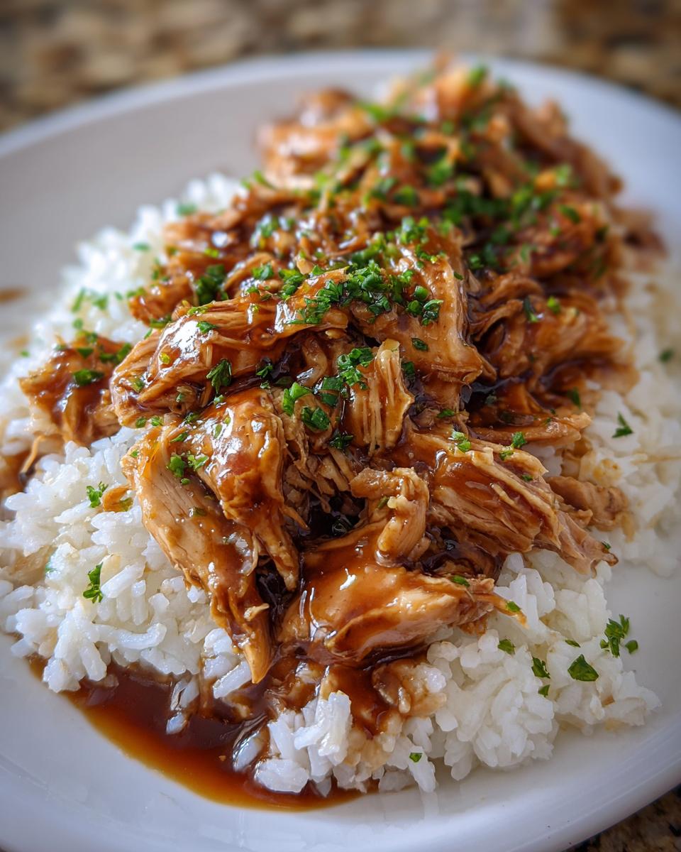 Dump and Go Crockpot Teriyaki Chicken - detail 4