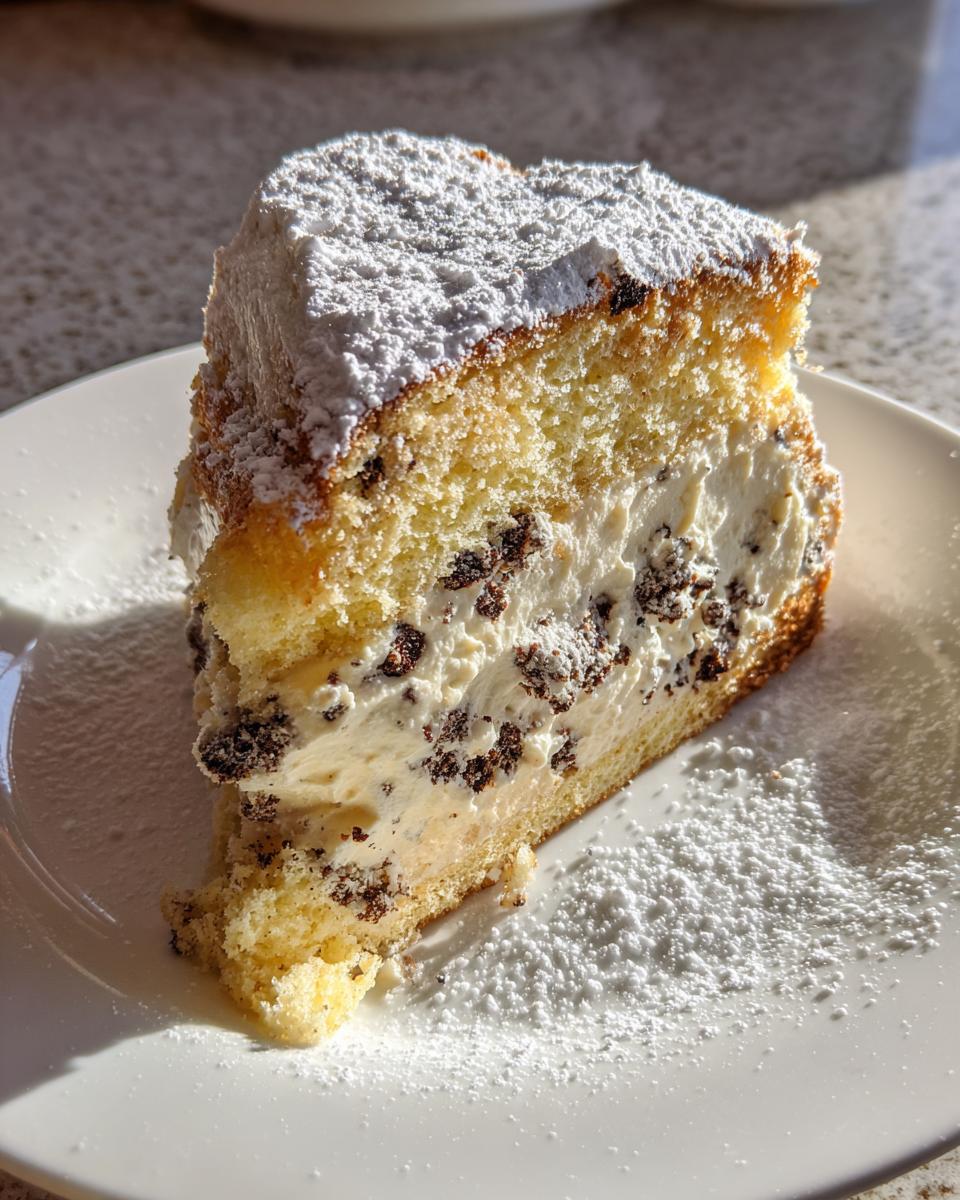 Easy Cannoli Cake - detail 2