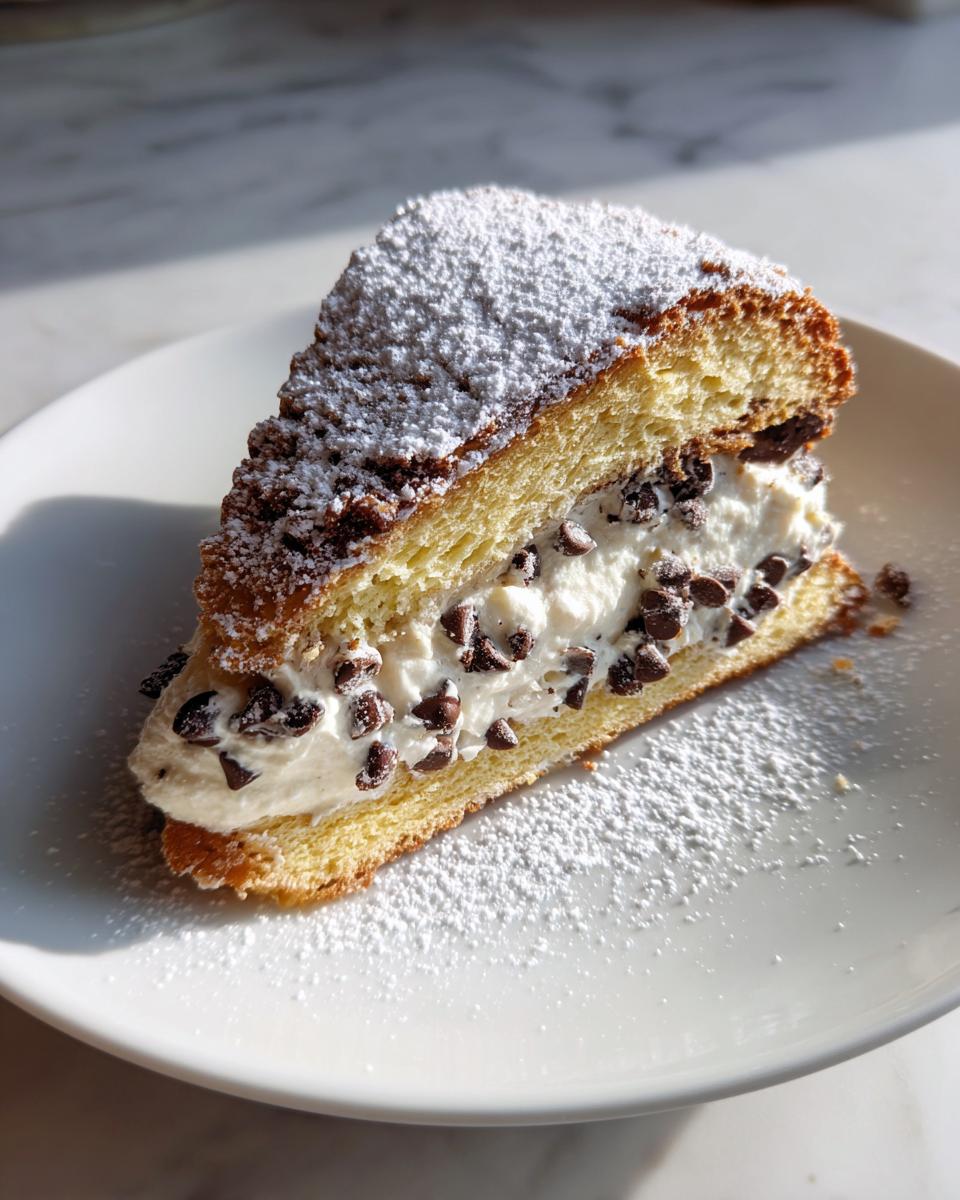 Easy Cannoli Cake - detail 3
