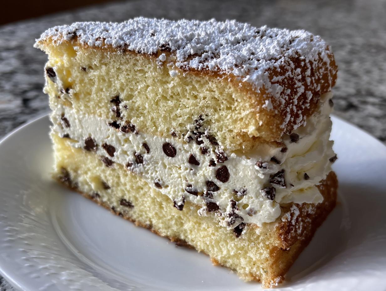 Irresistible 3-Layer Easy Cannoli Cake Recipe