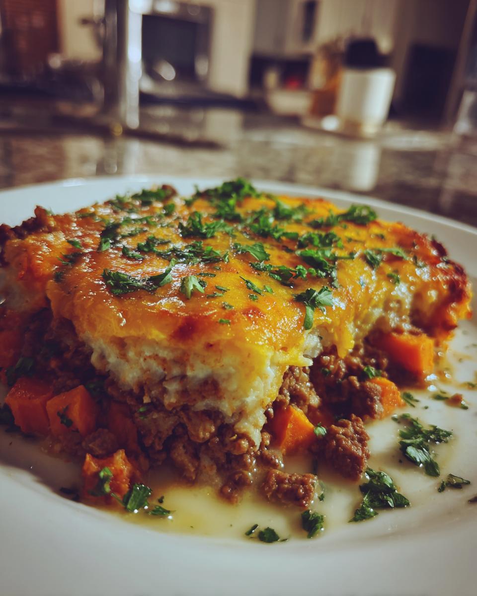 Easy Ground Turkey Sweet Potato Casserole - detail 1