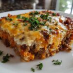 Easy Ground Turkey Sweet Potato Casserole