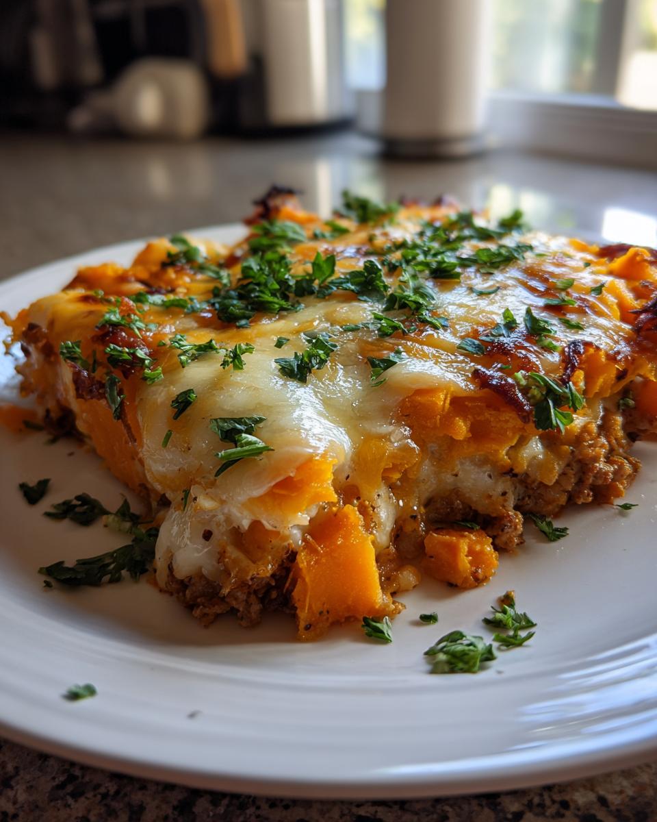 Easy Ground Turkey Sweet Potato Casserole - detail 2