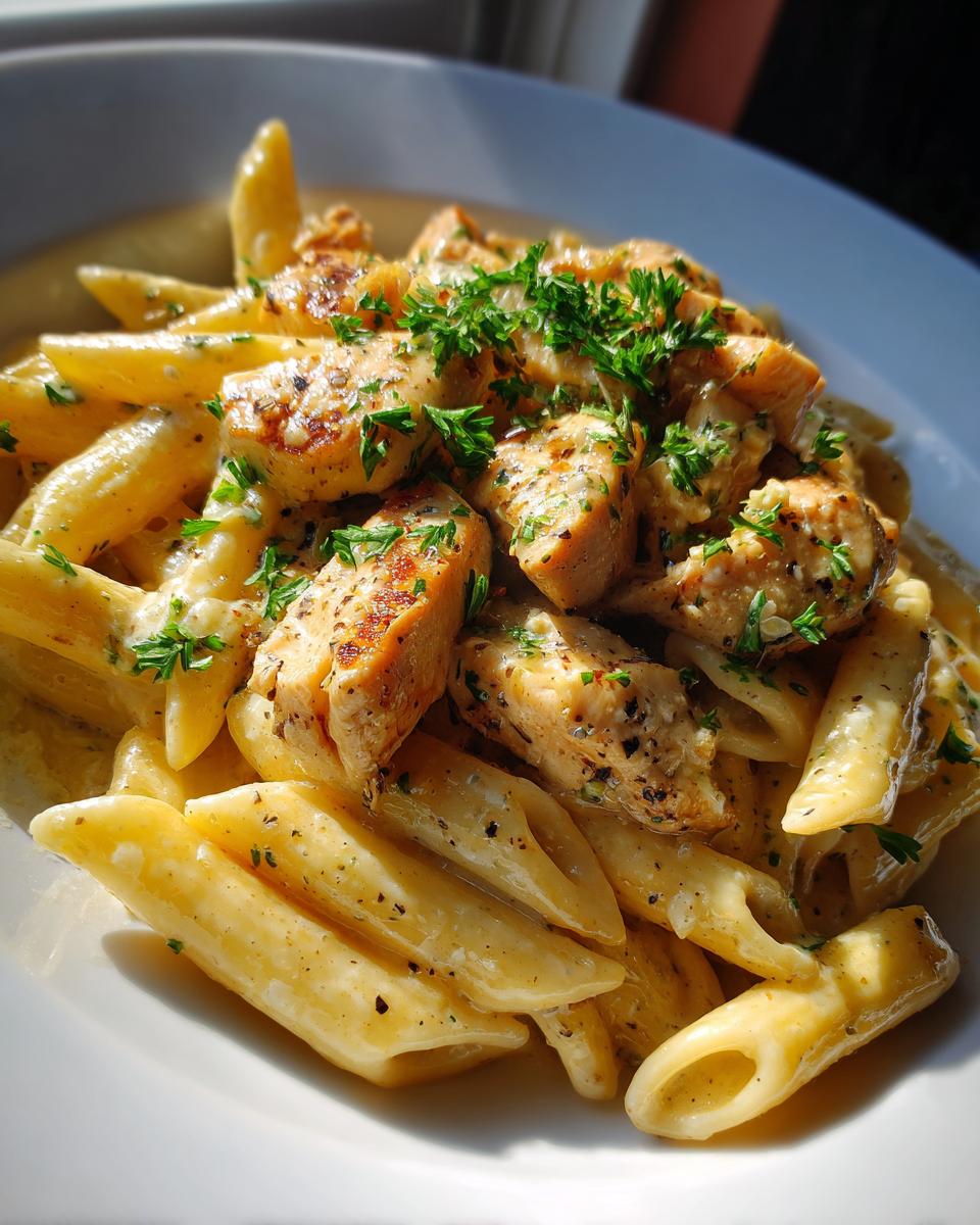 Easy Parmesan Chicken Pasta - detail 3