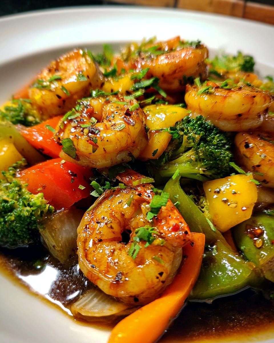 Easy Shrimp and Vegetable Stir-Fry - detail 1