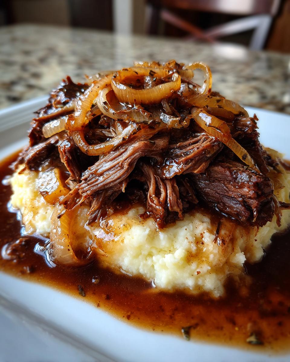 Easy Slow Cooker French Onion Roast - detail 3