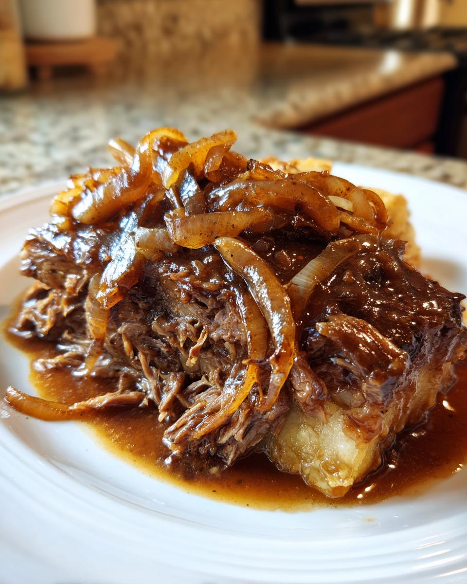 Easy Slow Cooker French Onion Roast - detail 4