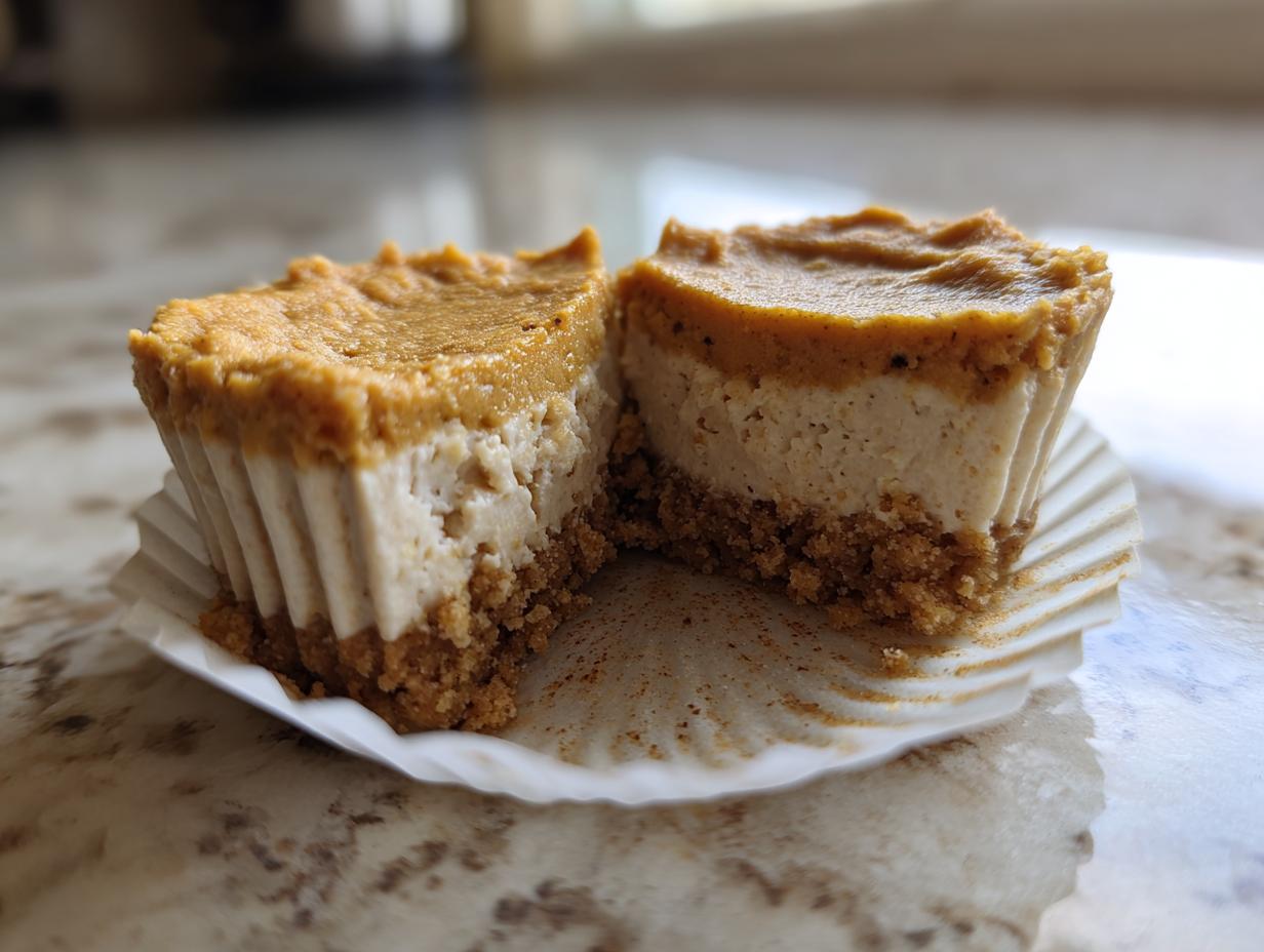 15-Minute Healthy Pumpkin Cheesecakes That Taste Sinful