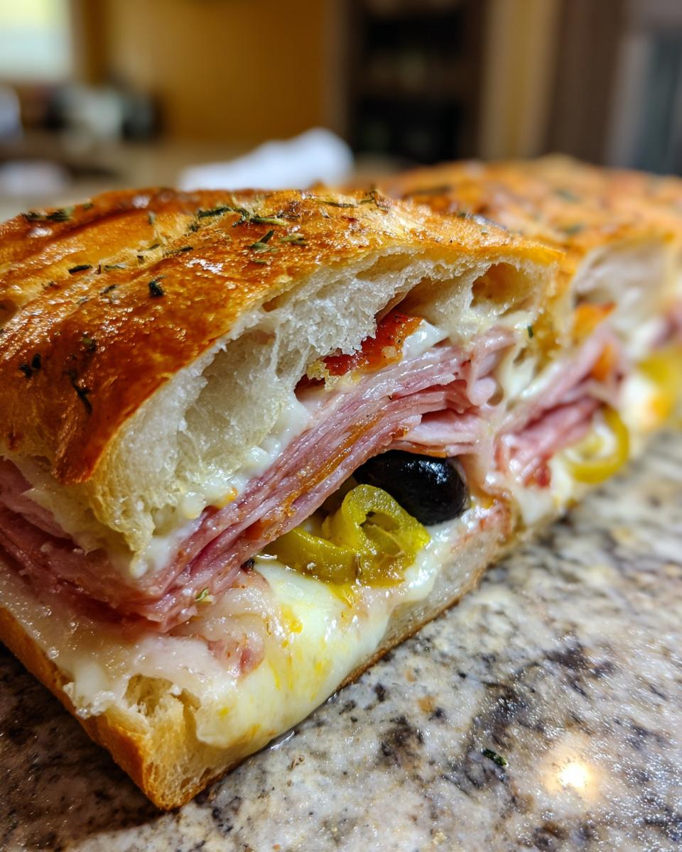 Irresistible Baked Italian Sub Sandwiches Recipe - detail 1