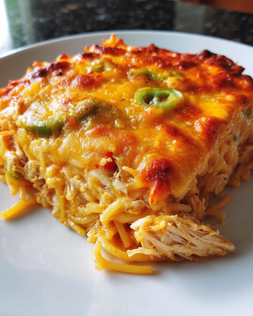 Irresistible Spicy Southern Chicken Spaghetti Casserole - detail 3