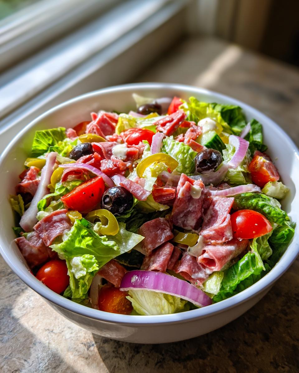 Italian Grinder Salad (Chopped Sub Salad) - detail 3