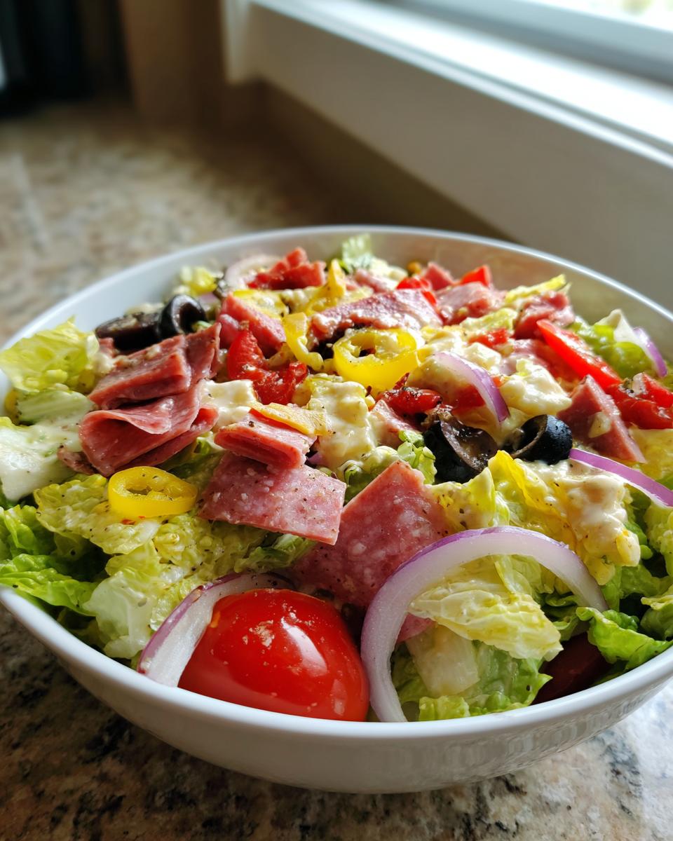 Italian Grinder Salad (Chopped Sub Salad) - detail 5