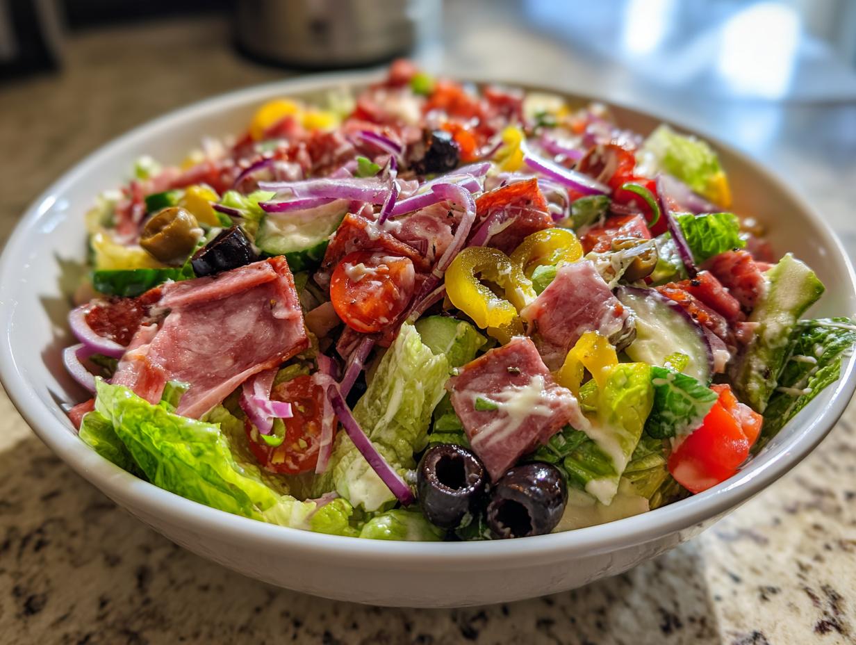 15-Minute Italian Grinder Salad: Bold, Fresh & Irresistible