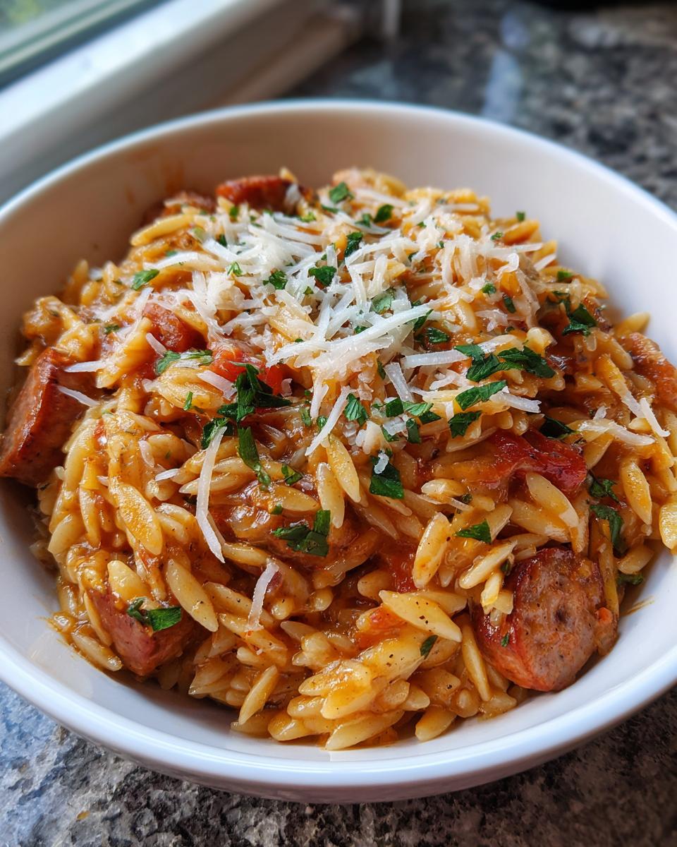 Italian Sausage Orzo - detail 3