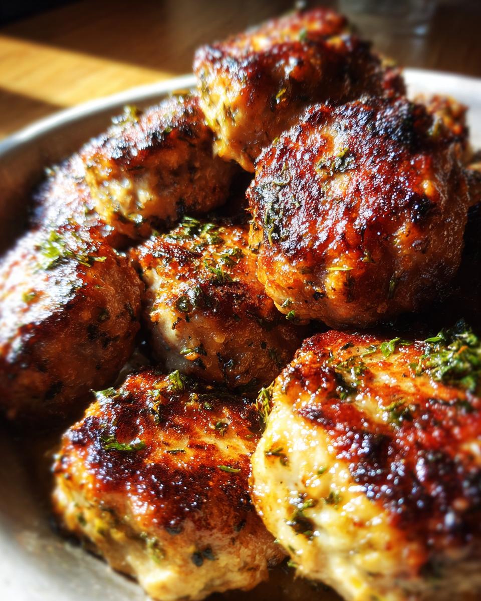 Juicy Italian Meatballs - detail 2