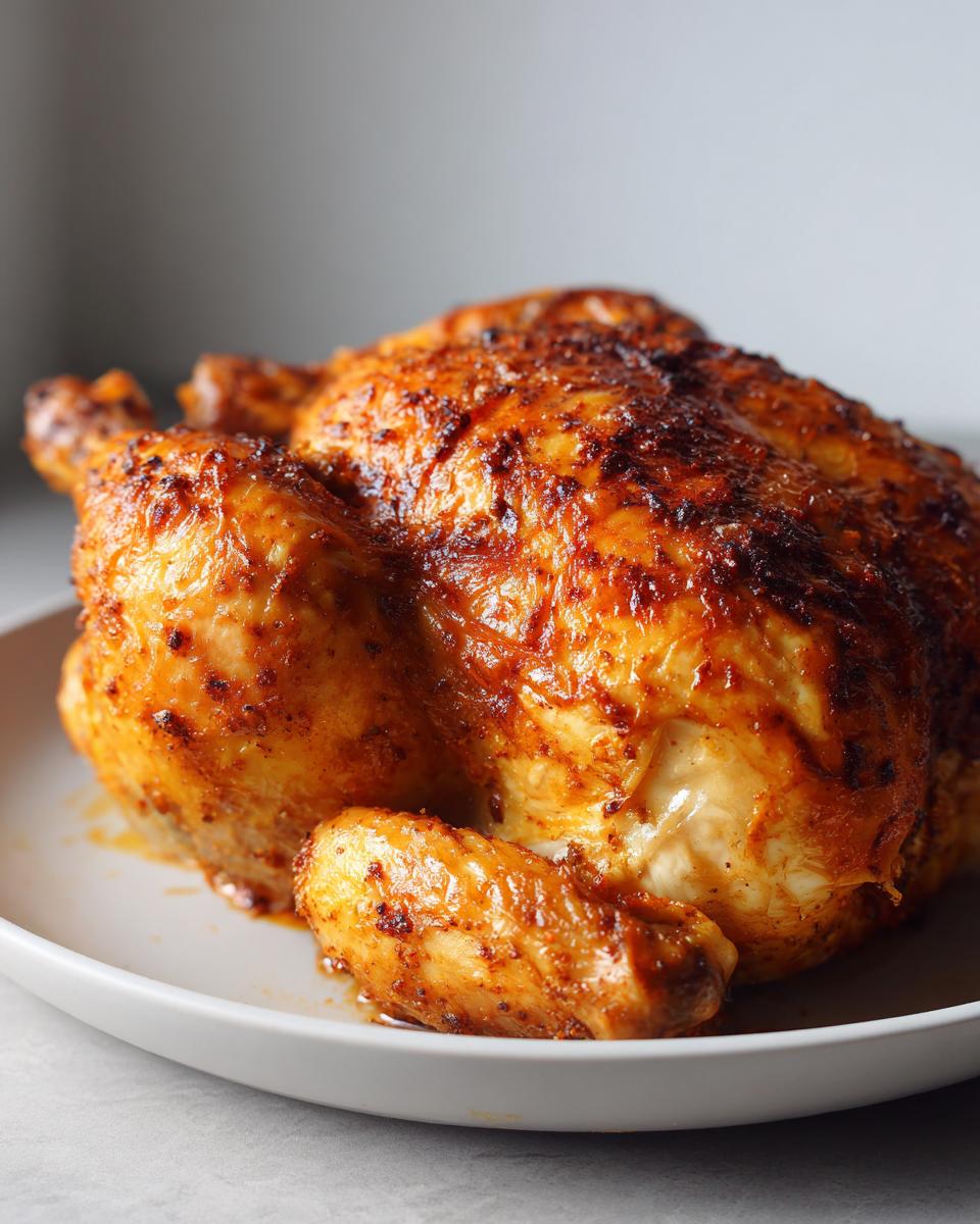 Juicy and Crispy Air Fryer Whole Roasted Chicken - detail 1