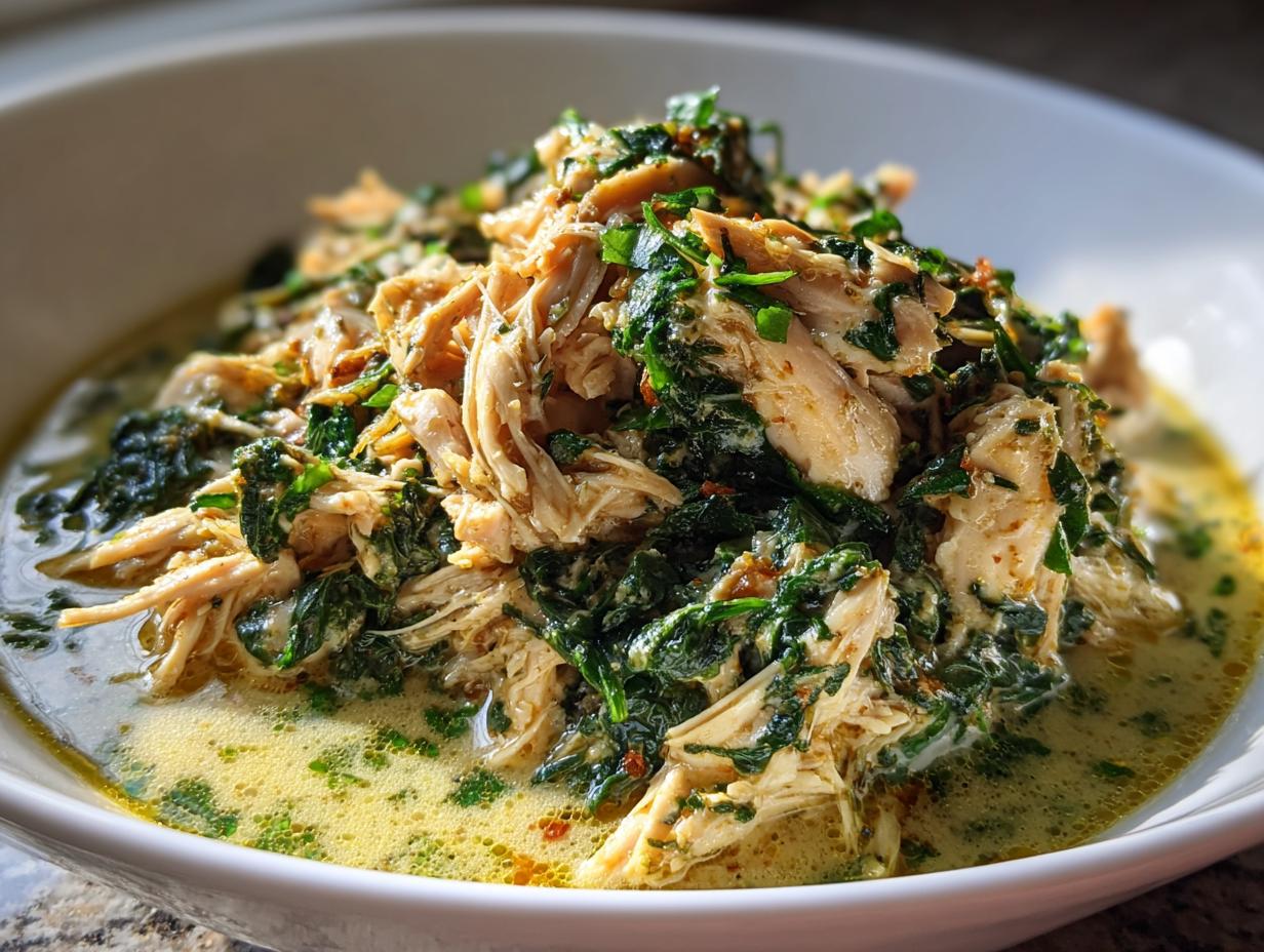 Irresistible 4-Ingredient Keto Crockpot Chicken Bliss