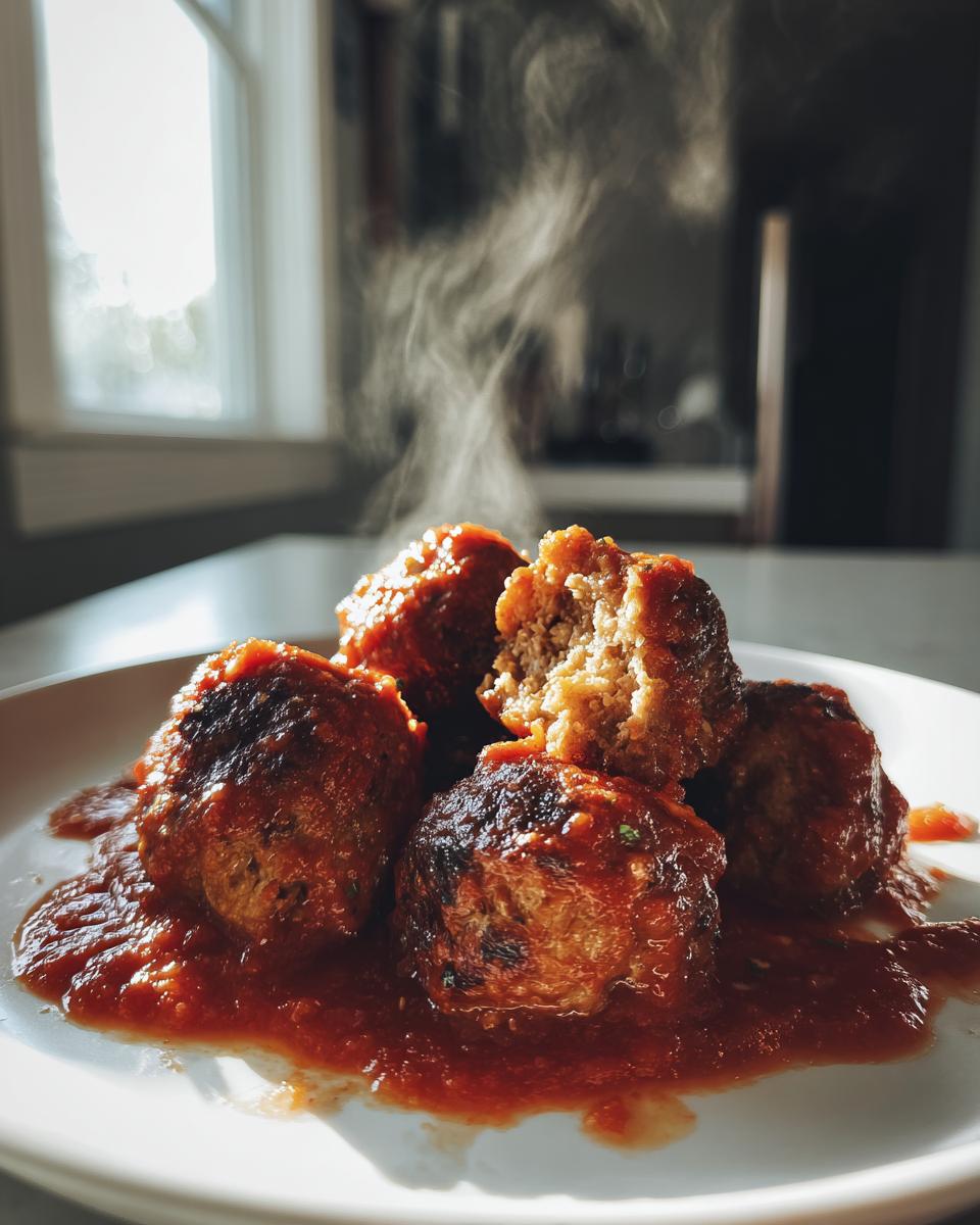 Melt-In-Your-Mouth Italian Meatballs - detail 2