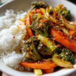 Quick Veggie Stir-Fry with Rice