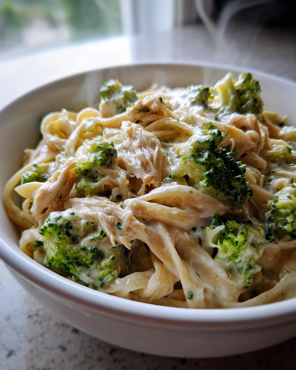 Slow Cooker Chicken Alfredo with Broccoli - detail 6
