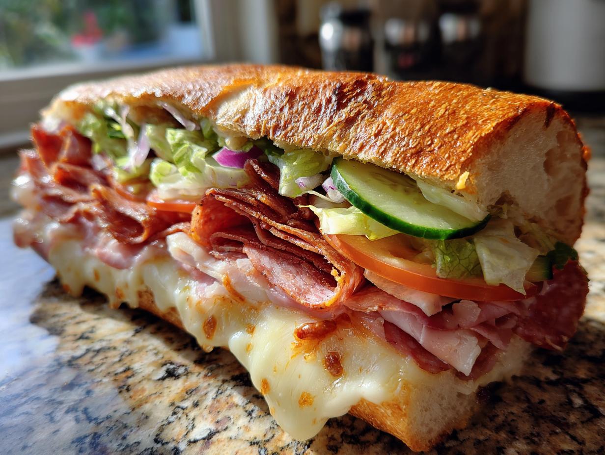 3-Cheese Toasted Italian Sandwich – The Ultimate Comfort Bite