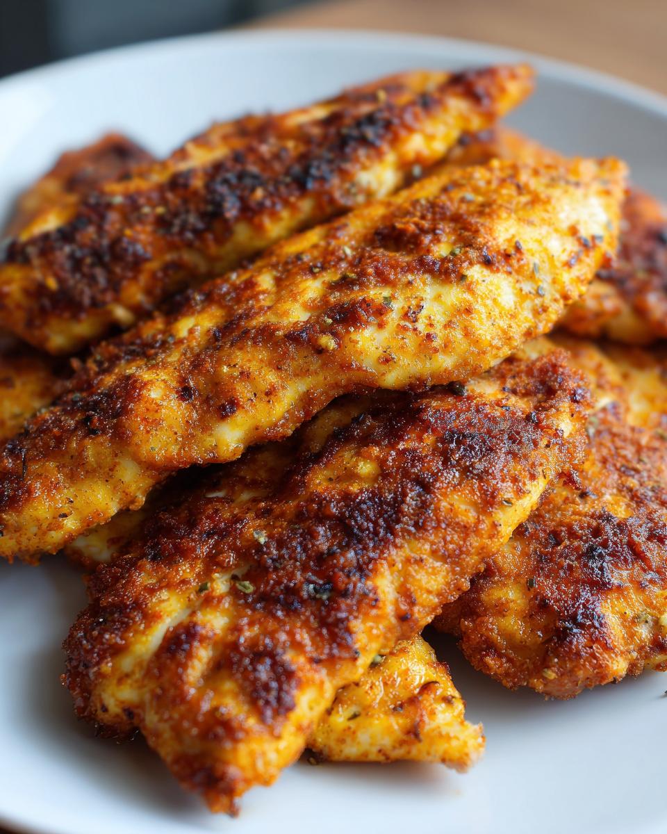 air fryer chicken tenders no breading - detail 1