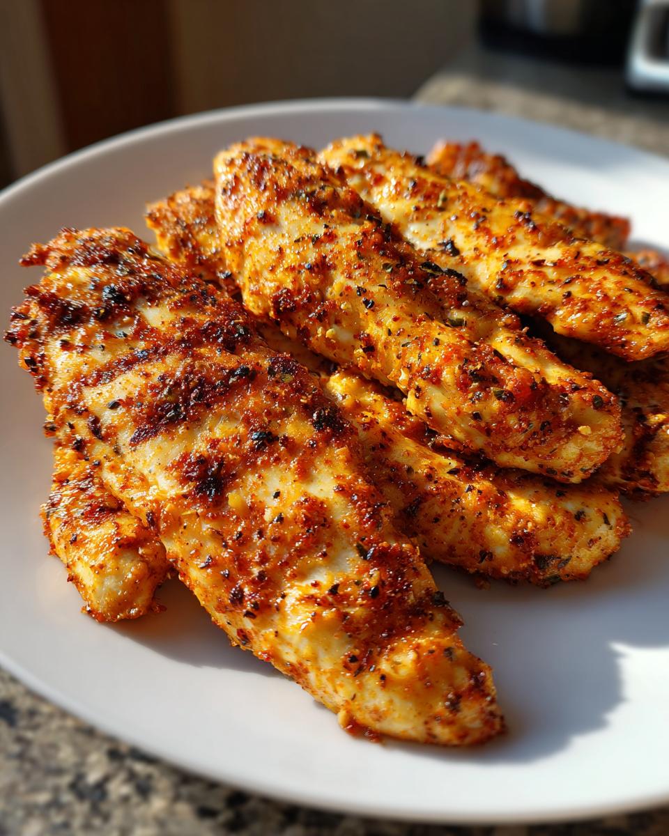 air fryer chicken tenders no breading - detail 5