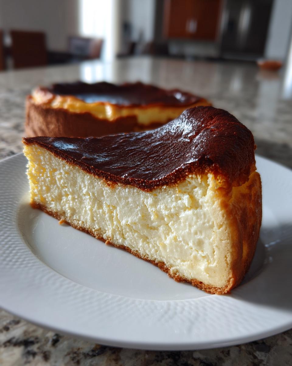 Basque Burnt Cheesecake - detail 2