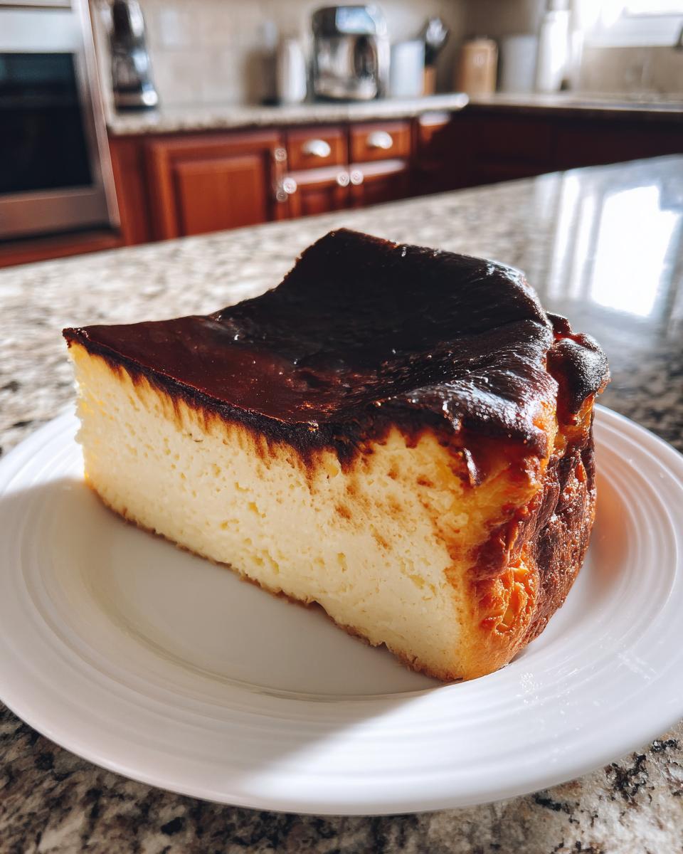 Basque Burnt Cheesecake - detail 3