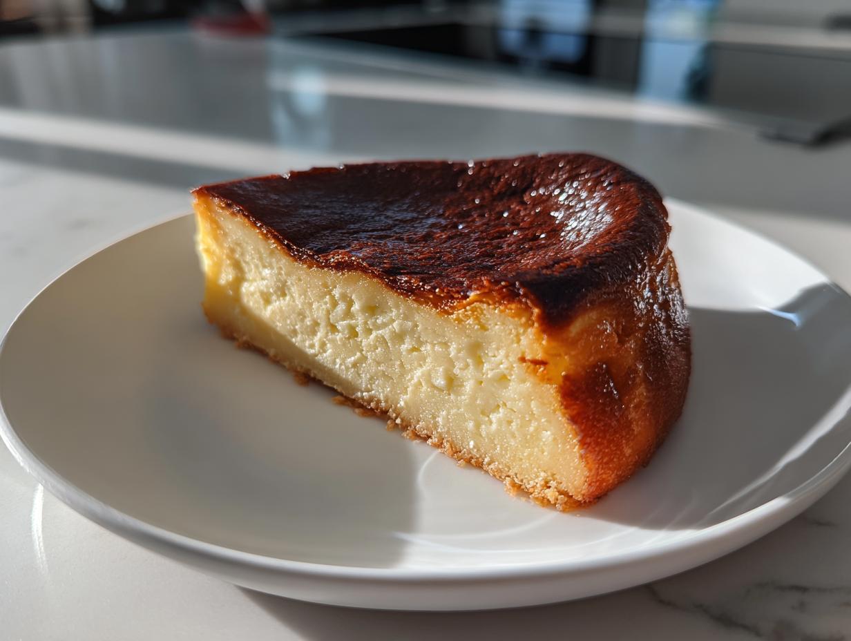 35-Minute Basque Burnt Cheesecake Recipe – Heavenly Bliss!