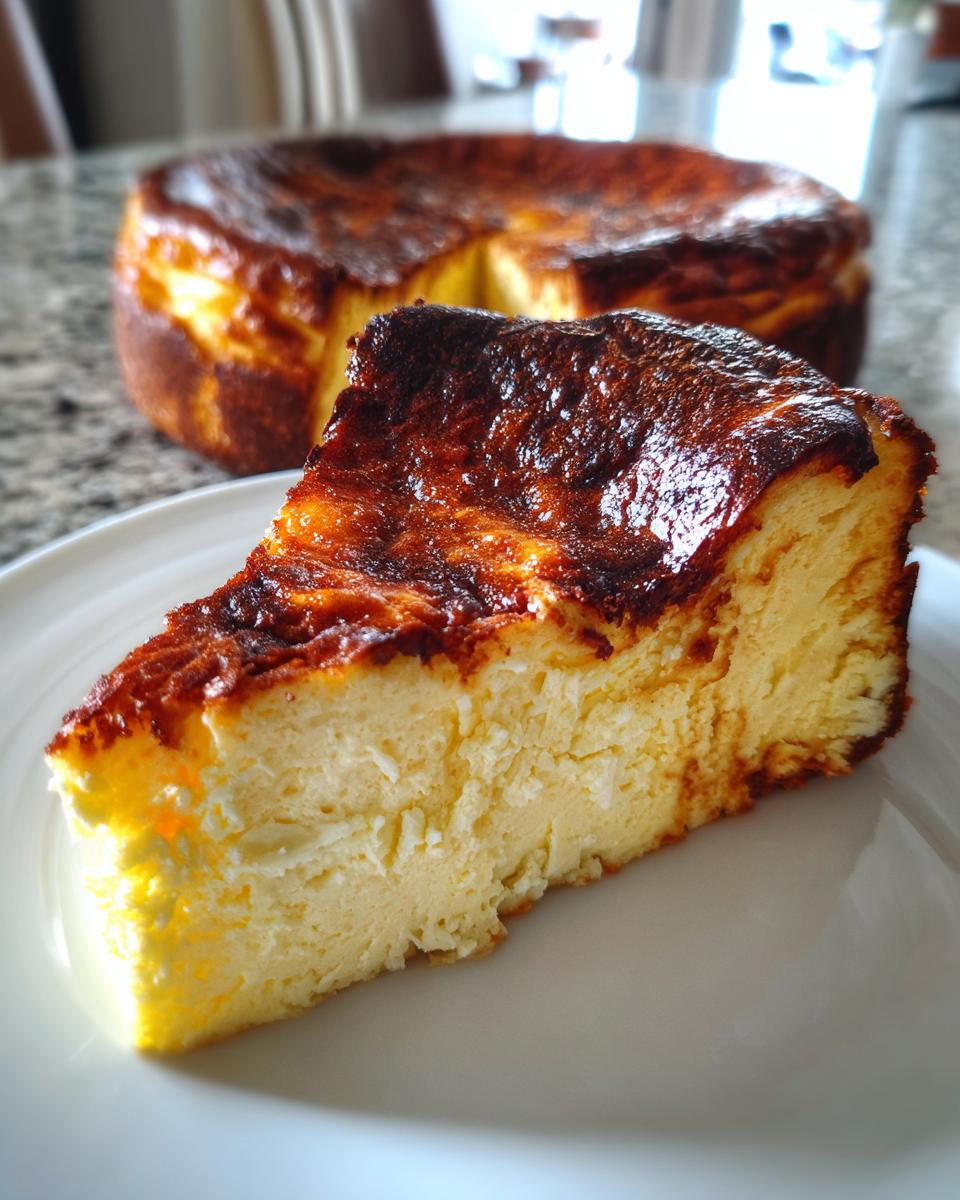 Burnt Basque Cheesecake - detail 1