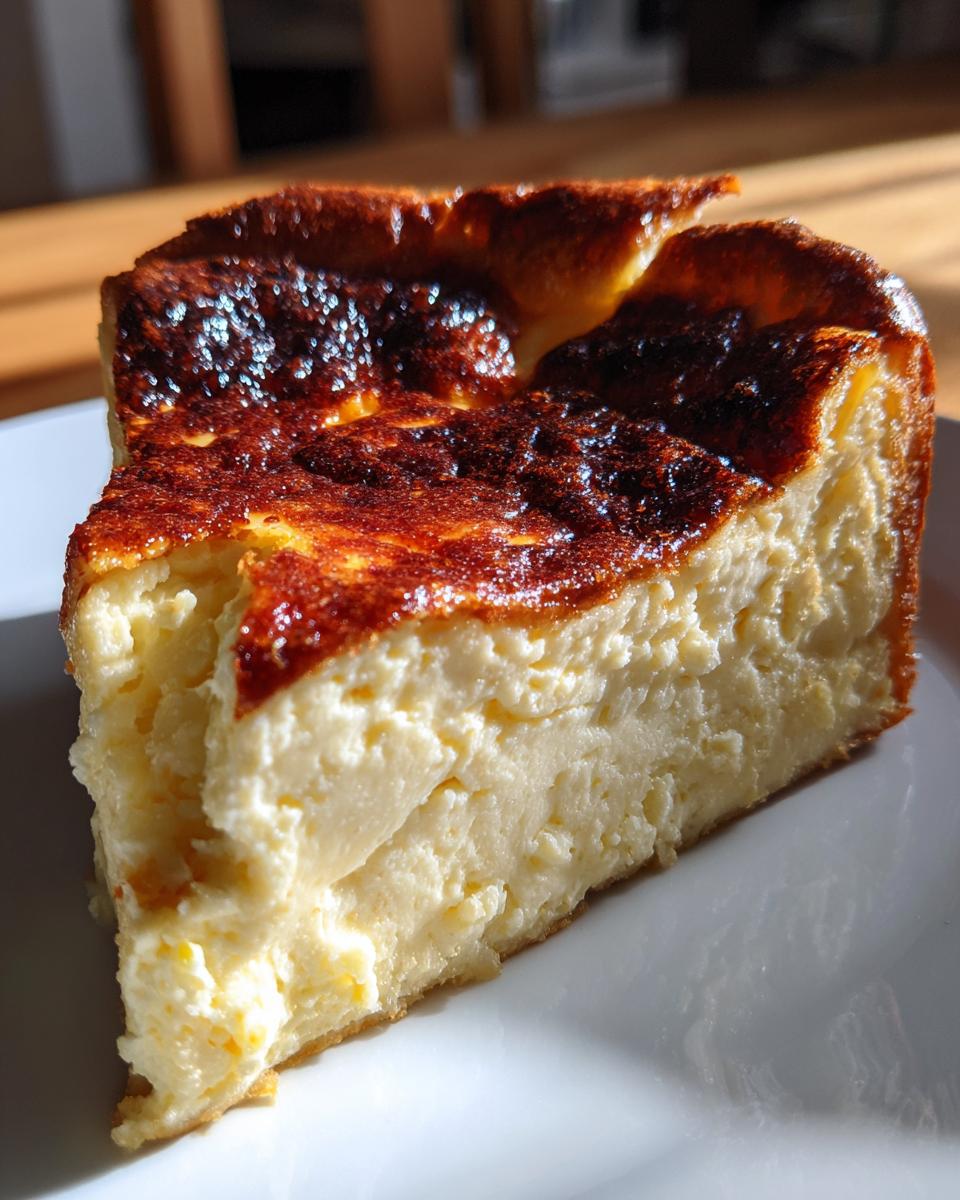 Burnt Basque Cheesecake - detail 2