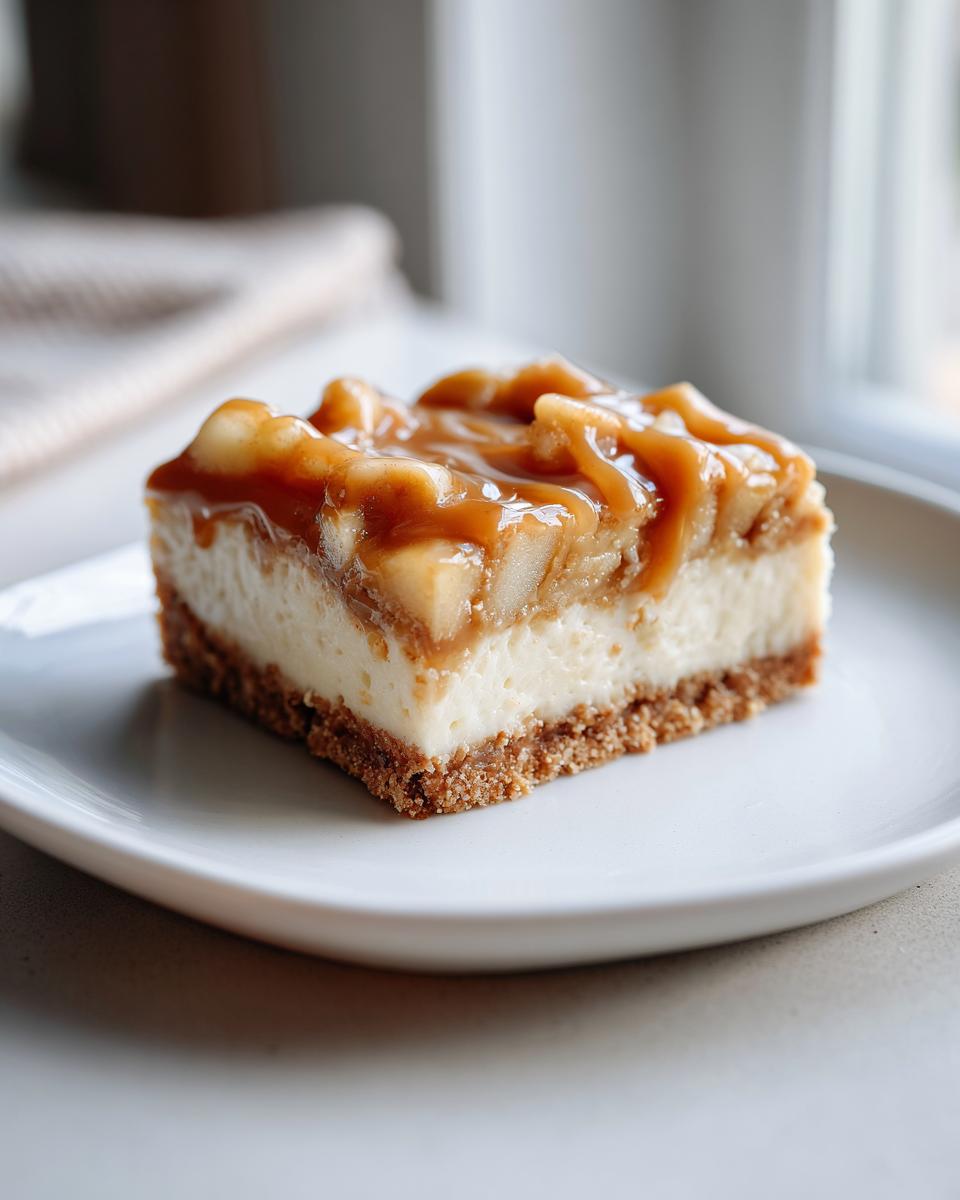 Caramel Apple Cheesecake Bars Recipe - detail 1