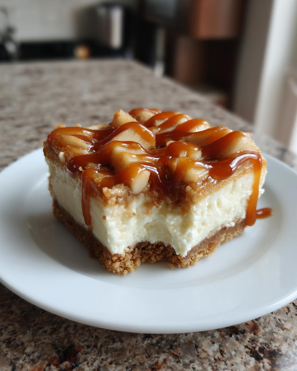 Caramel Apple Cheesecake Bars Recipe - detail 2