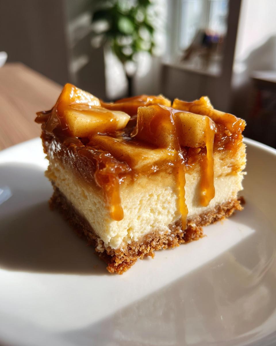 Caramel Apple Cheesecake Bars Recipe - detail 3
