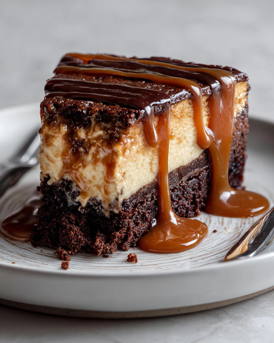 Caramel Brownie Cheesecake - detail 4