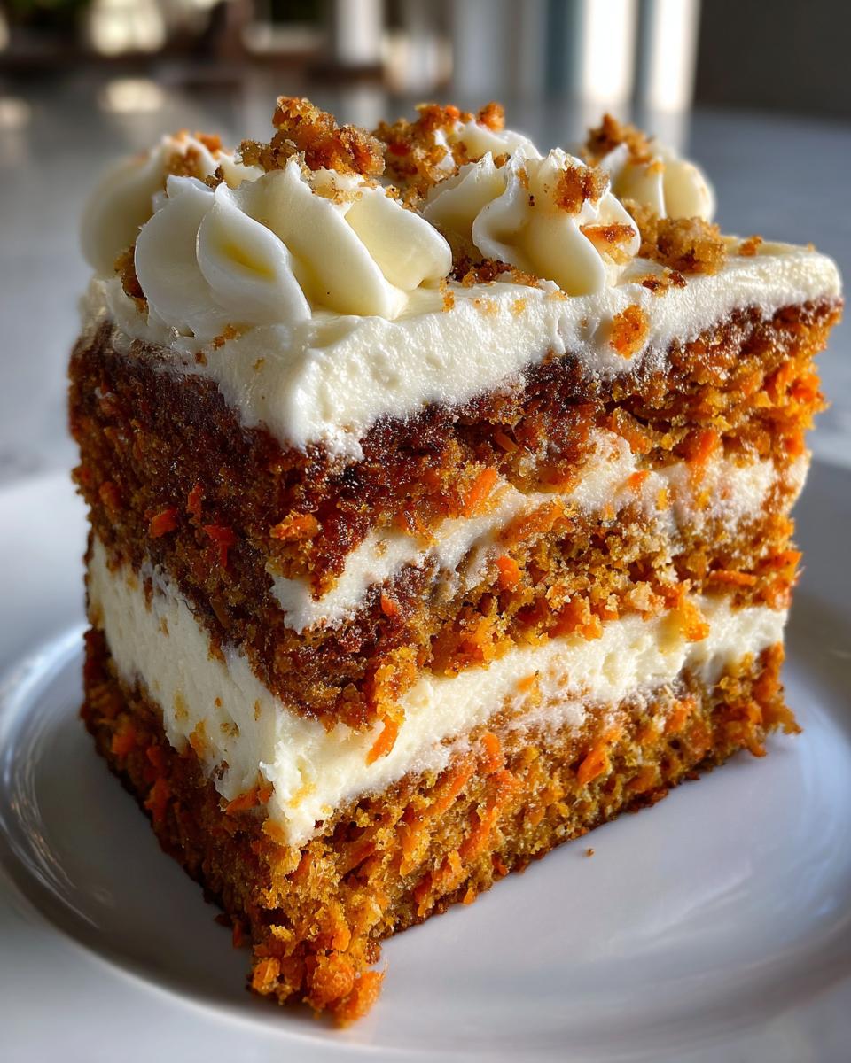 Carrot Cake Cheesecake with Creamy Topping - detail 1