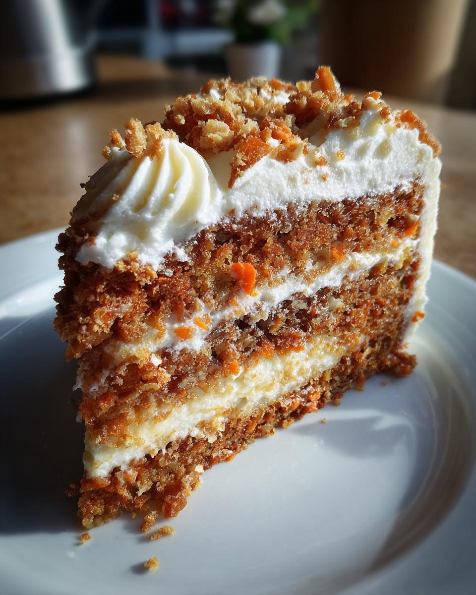 Carrot Cake Cheesecake with Creamy Topping - detail 2