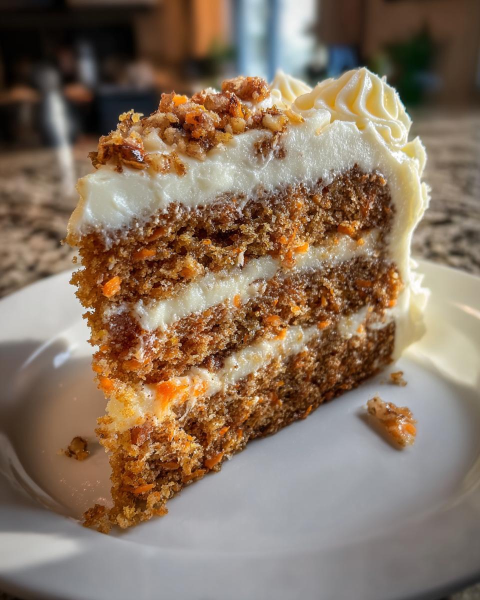 Carrot Cake Cheesecake with Creamy Topping - detail 3