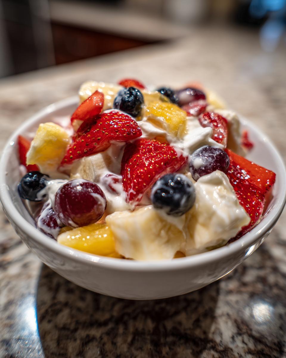 Cheesecake Fruit Salad - detail 2