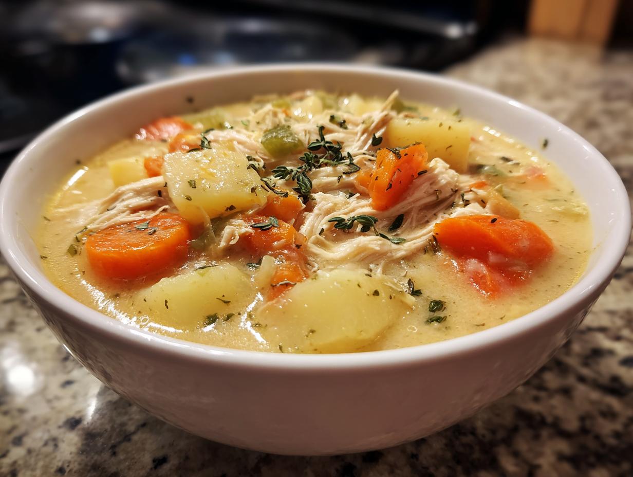 1-Hour Chicken Pot Pie Soup Recipe: Comfort in a Bowl