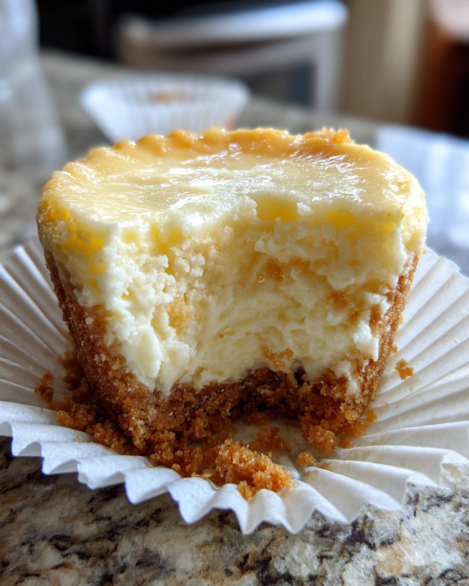 Delicious Mini Cheesecakes with Graham Cracker Crust - detail 1