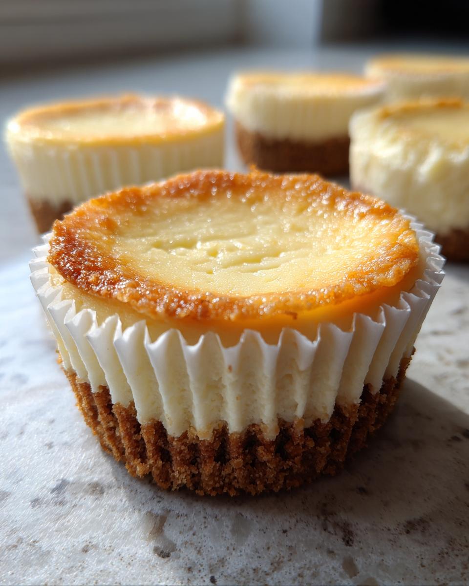 Delicious Mini Cheesecakes with Graham Cracker Crust - detail 2