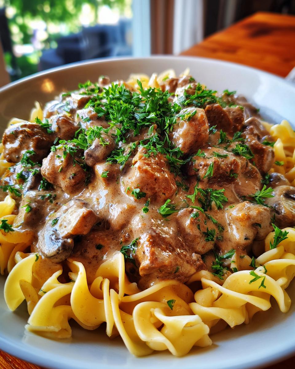 EASY INSTANT POT BEEF STROGANOFF - detail 2